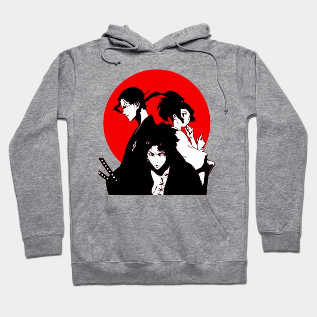 Samurai Champloo Mugen Jin and Fuu Hoodie by OtakuPapercraft